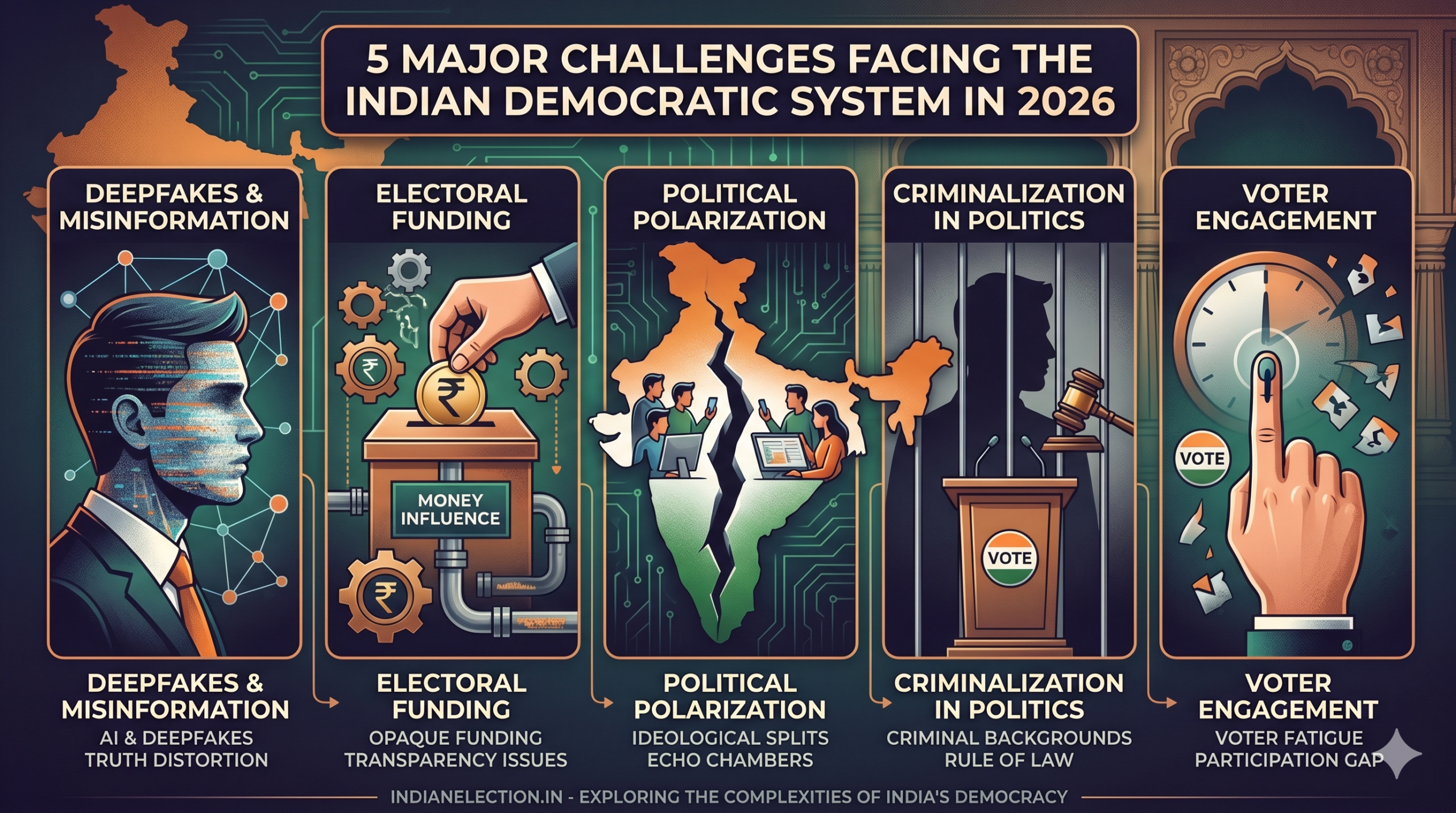 5 Major Challenges Facing the Indian Democratic System in 2026