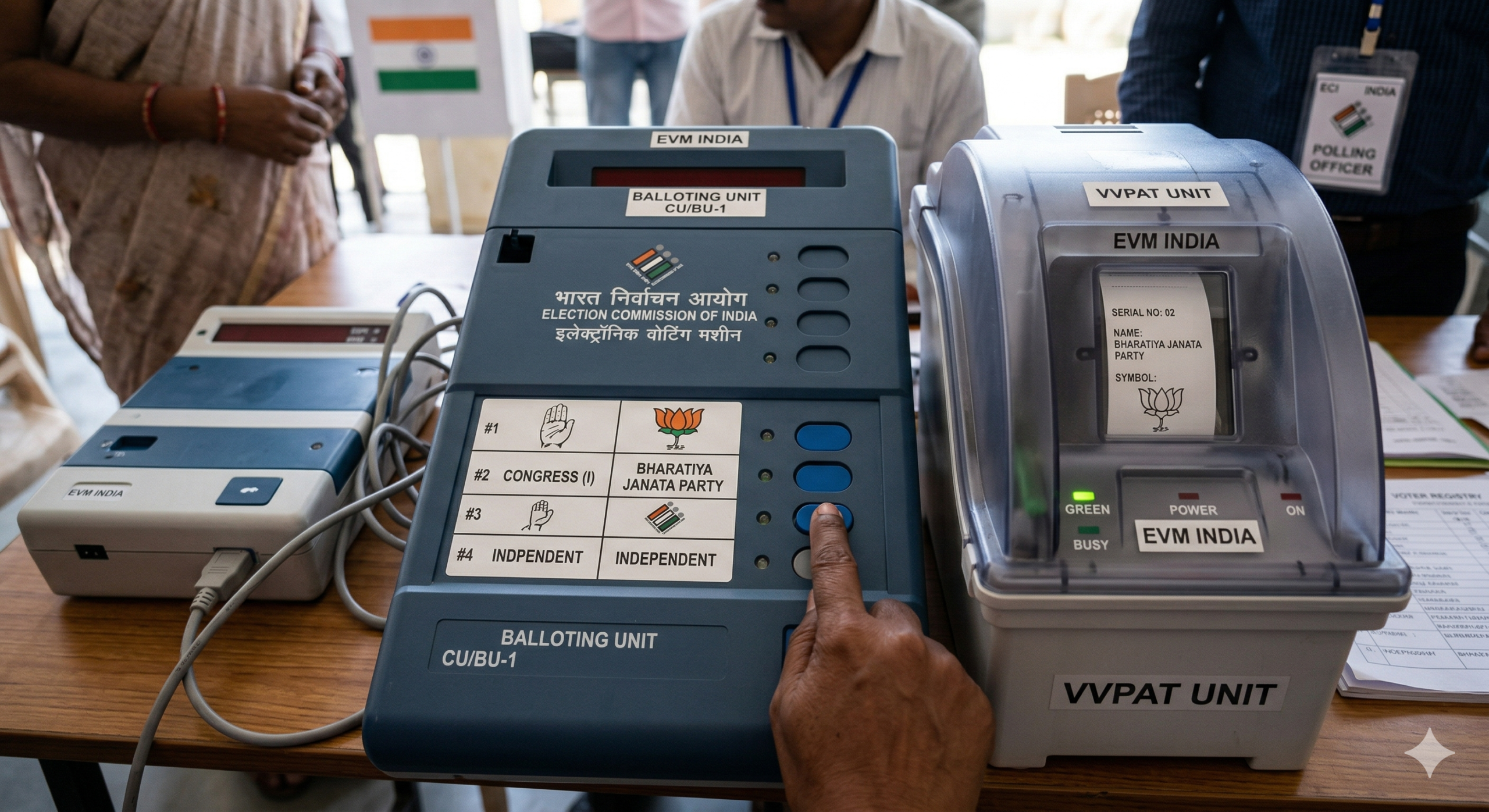 indian democratic system, evm, evms, electronic voting machine