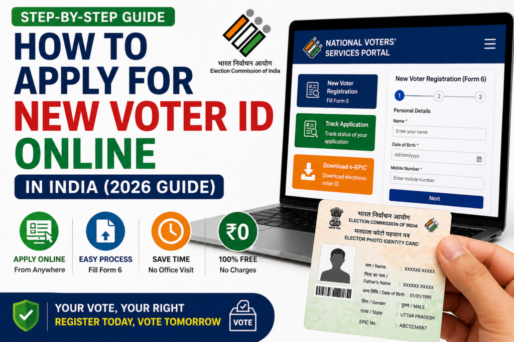 How to Apply for New Voter ID Online in India (Step-by-Step Guide ...