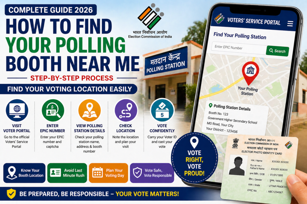 How to Find Your Polling Booth Near Me (Complete Guide)(Find your