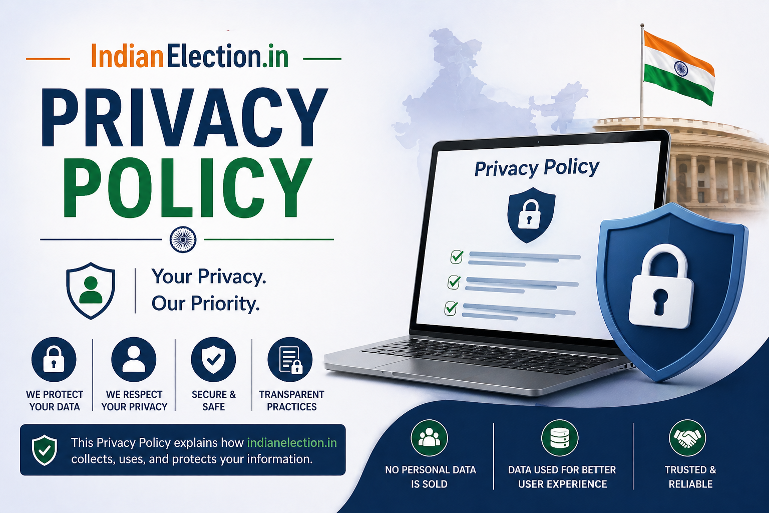 privacy policy of indianelection.in website
