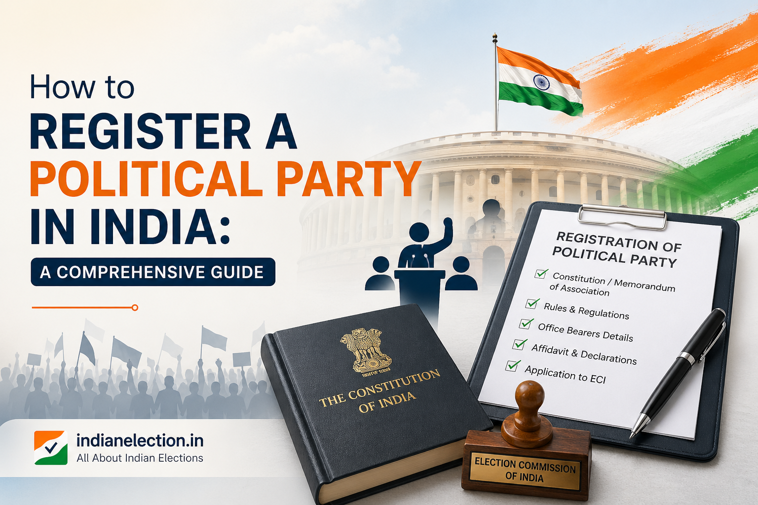 how to register a political party in India